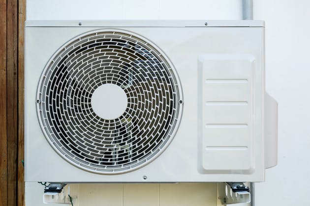 air source heat pump installation