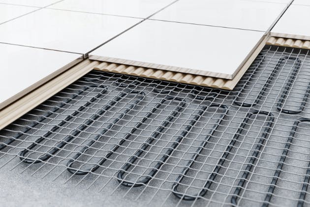 types of underfloor heating