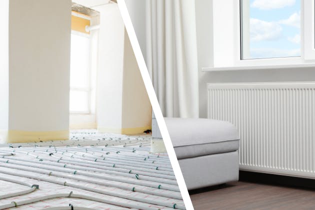 underfloor heating vs radiators