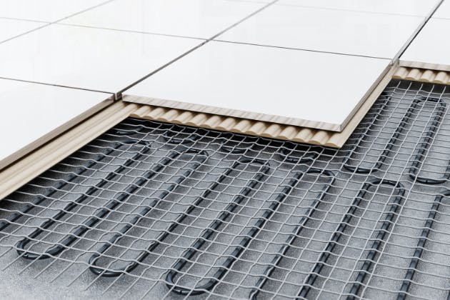 can underfloor heating be installed upstairs?